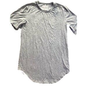 KOLLAR Light Grey Urban Fit Teen Young Mans Trendy Tee, Size Small, Preloved